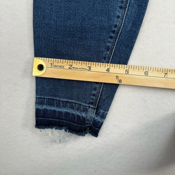 Spanx Pull On Skinny Legging Jean Womens Size Large Mid Rise Dark Wash Stretch - Picture 14 of 14